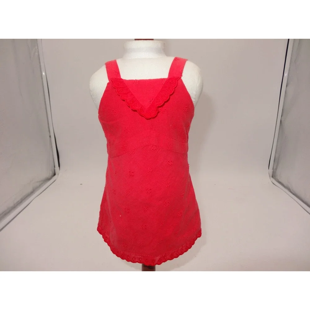 American Girl Doll Lanie Butterfly Outfit Red Eyelet Dress 2010 Girl of the Year